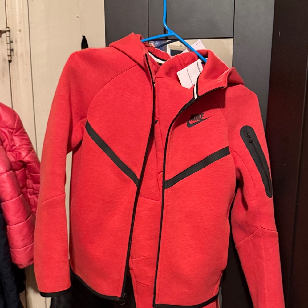Nike Kids Jacket in Red with Black Accents